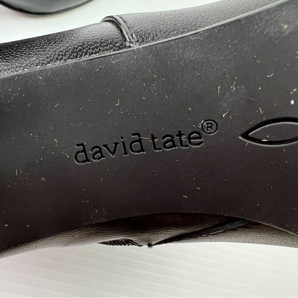 David Tate Booties womens 9.5 Black Pikie Leather Ankle Boots Winter Fashion - Picture 14 of 14